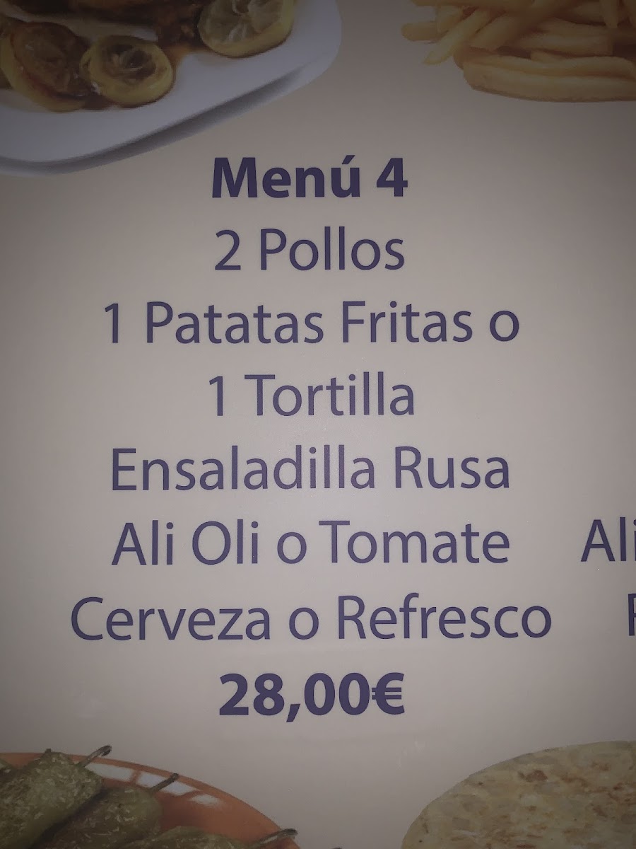 Menu Asador De Pollos Las Delicias-10