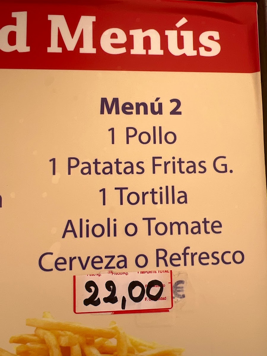 Menu Asador De Pollos Las Delicias-5